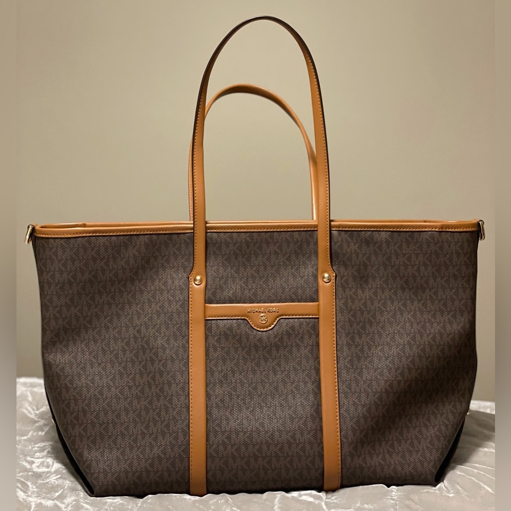 Michael Kors Brown Acorn Beck Tote